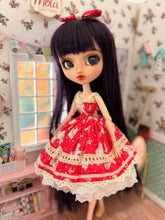 Load image into Gallery viewer, Pullip red cat dress