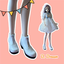 Load image into Gallery viewer, White ankle bootie