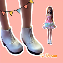 Load image into Gallery viewer, White ankle bootie