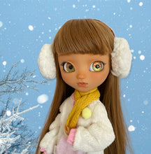 Load image into Gallery viewer, Mustard yellow scarf and leg warmers