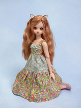 Load image into Gallery viewer, Floral Summer Dress with Petticoat for DD
