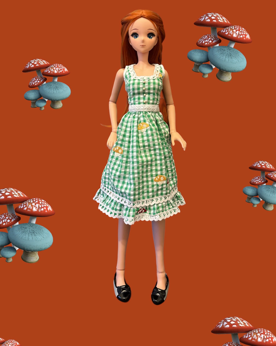 Mushroom dress for smartdoll