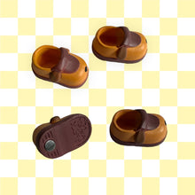 Load image into Gallery viewer, Brown and orange shoes
