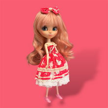 Load image into Gallery viewer, Pullip red cat dress
