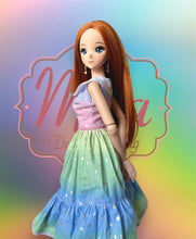 Load image into Gallery viewer, Smartdoll rainbow collar dress
