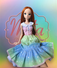 Load image into Gallery viewer, Smartdoll rainbow collar dress

