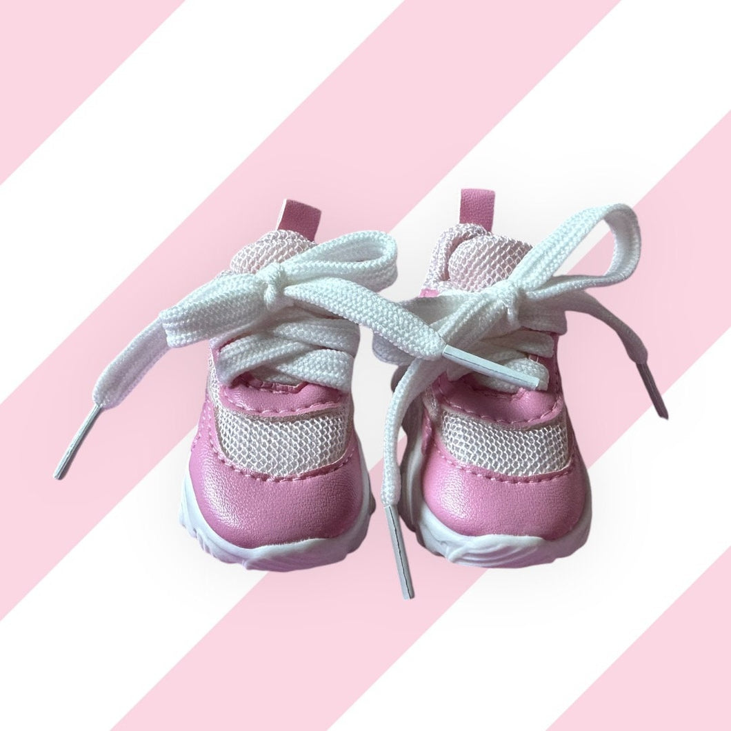 Pink sneakers