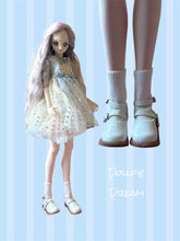 Load image into Gallery viewer, White mary jane shoes with socks
