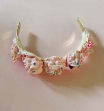 Load image into Gallery viewer, Cream headband Strawberry Frosting  (J)
