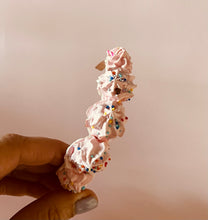 Load image into Gallery viewer, Cream headband Strawberry Frosting  (J)
